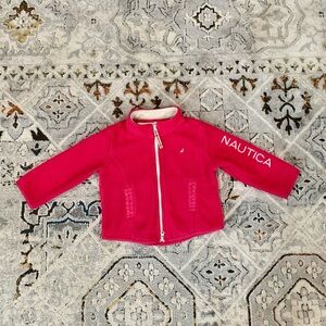 Nautica pink fleece jacket 2T